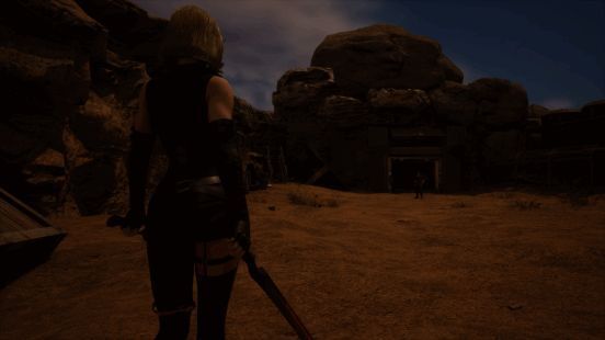 《灵拳Spirit X Strike》主角卡特施展强力技能，对手被击飞