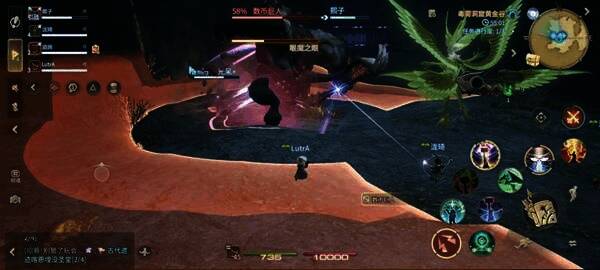 BOSS释放圆形范围AOE，全员需快速撤离中心区域