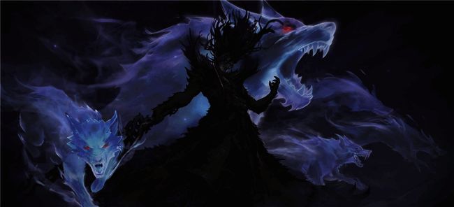 【魔司马懿】原画与技能特效展示，整体风格阴沉神秘