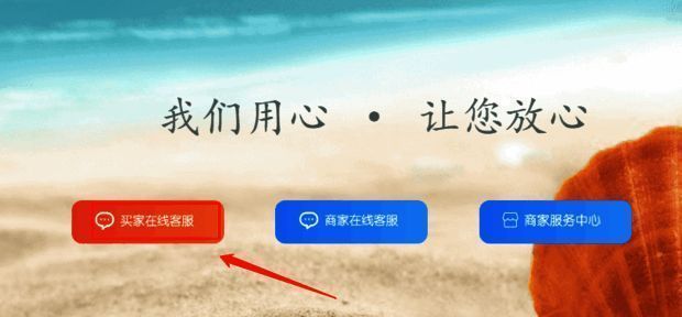 在线咨询页面示意图，展示不同身份的客服连接按钮