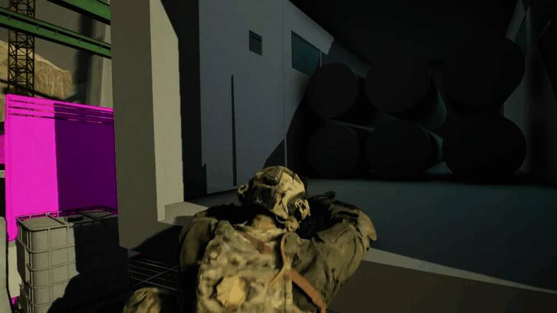 狙击手潜伏于高楼之上，瞄准远处目标