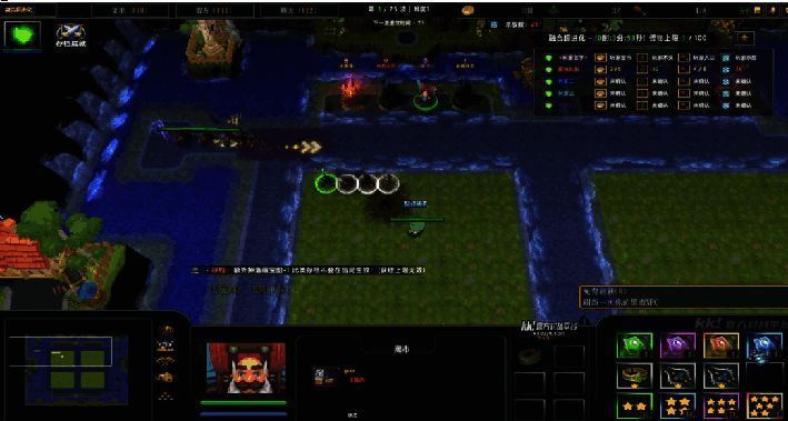 装备选择界面展示黄金剑、三叉戟等多种强力道具