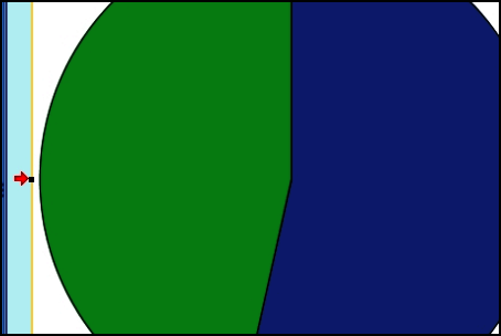 初步生成的饼图界面，右键菜单提示可进行编辑操作