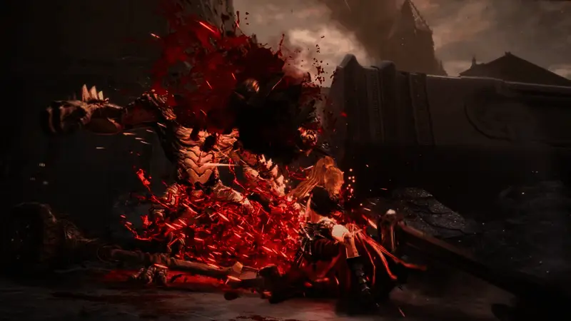 战斗场景截图，光影特效华丽，打击感十足