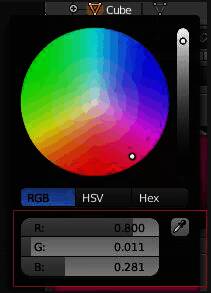 颜色调节滑块和拾色器界面展示，便于用户自定义颜色