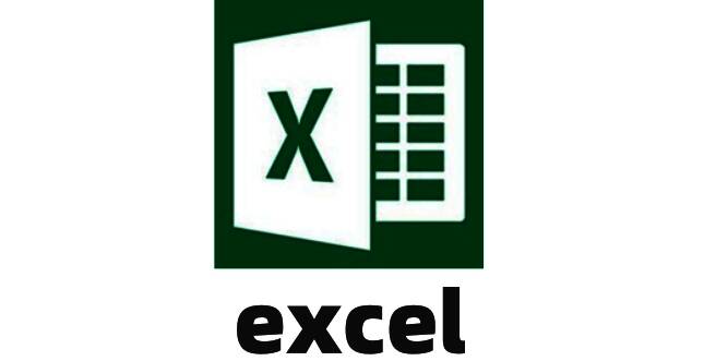 Excel软件界面展示，蓝色图标上显示着表格数据