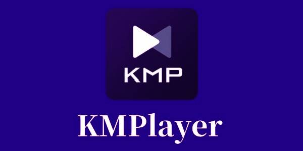 KMPlayer界面展示，主窗口显示正在播放的视频画面