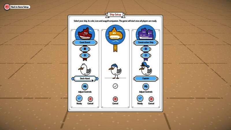 玩家在游戏中铺设地砖构建航道，船只航行其上，整体画面温馨治愈