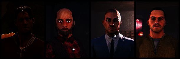 角色与神秘访客对话场景，表情紧张且充满戒备