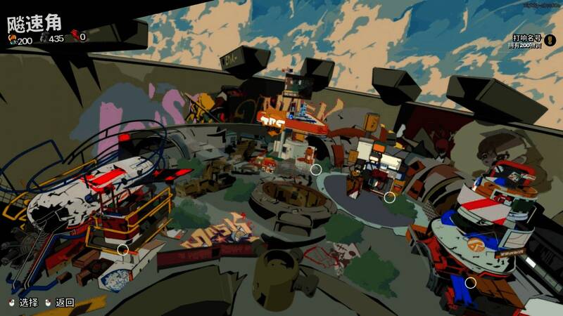 机甲战斗场景展示，飞艇在空中盘旋，地面布满废弃机械残骸