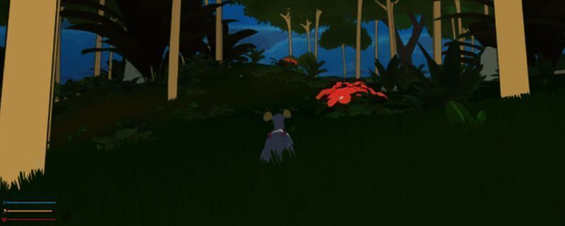 《适应进化》游戏内场景截图，展示清新画风与策略界面布局