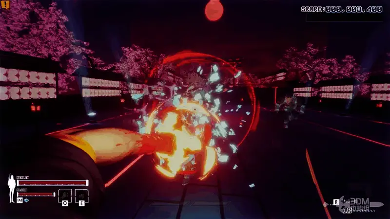 角色在迷宫般的城市结构中寻找前进路径