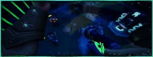 游戏内敌人战斗画面，怪物形态各异，攻击动作极具张力