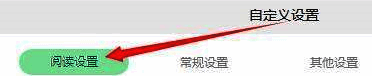 阅读设置界面展示，包括字体、行距、背景颜色等选项