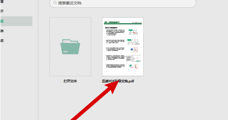 PDF文档已打开，界面显示文档名称及基本操作按钮