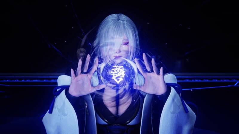 一位女性角色在剧情动画中胸部明显抖动，服装设计较为暴露