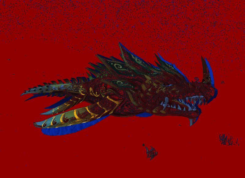 战斗场景截图，玩家与巨型海洋生物激烈交战