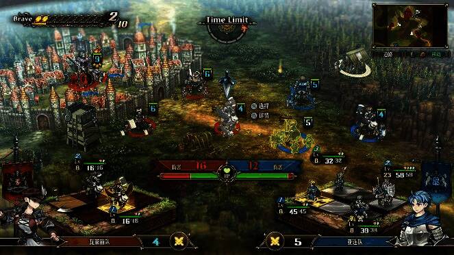 《圣兽之王》战场场景，指挥官骑乘巨兽冲锋陷阵，画面气势磅礴