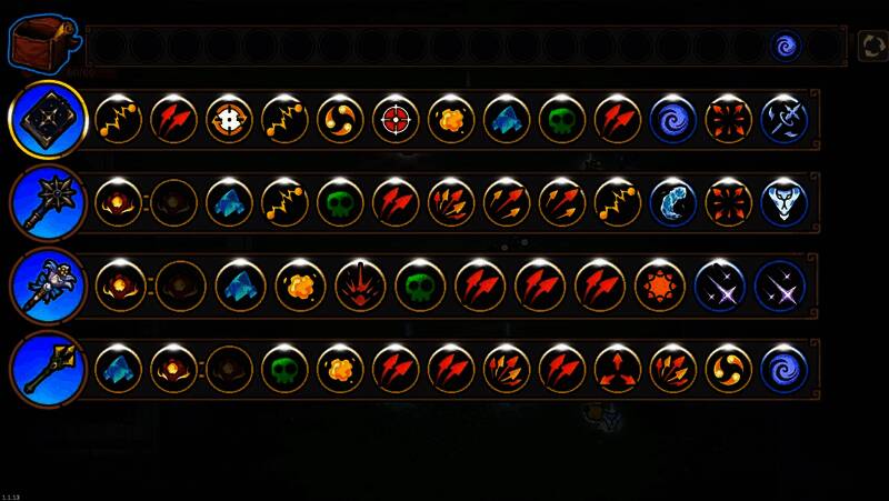 符文编辑界面展示，多种符文图标与组合预览