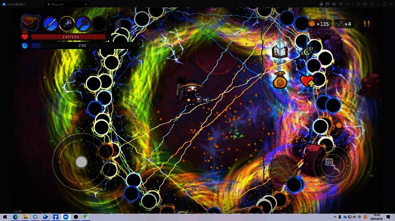 移动端战斗场景演示，展现流畅法术释放与特效表现