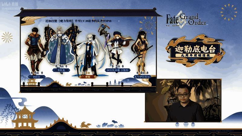 《FGO》人气从者数据榜单公布