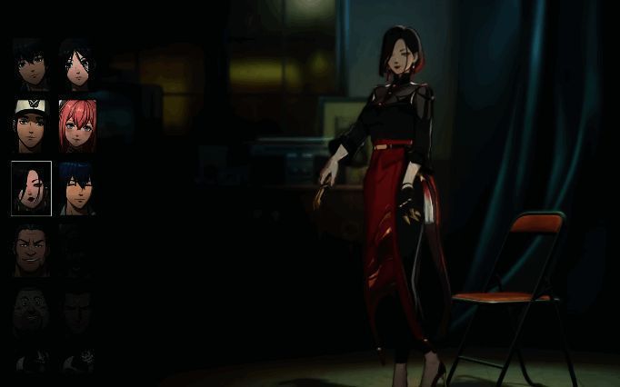 凌九释放玄鳞游技能，周身环绕蓝色气劲，枪尖泛起光芒，准备蓄力攻击