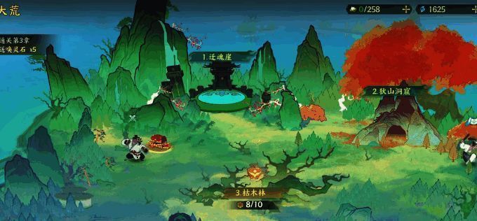 秘境试炼界面展示，玩家正在进行副本挑战