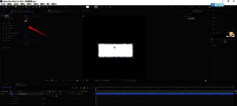 Adobe After Effects中毛边锐度调整界面，显示滑动条数值变化对效果的影响