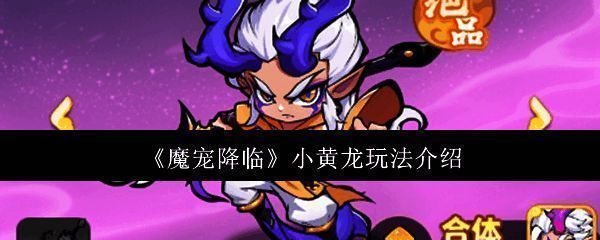 小黄龙角色立绘展示，金色毛发与雷电元素环绕