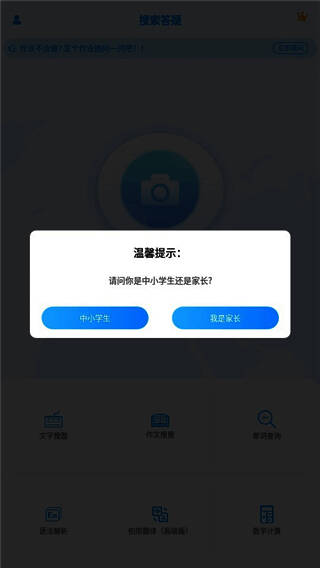 文字搜索界面展示，输入框清晰可见，操作简单直观