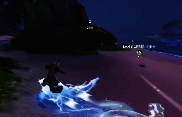 沙滩上的小号欧与口哨欧宠物，形态各异，生动可爱