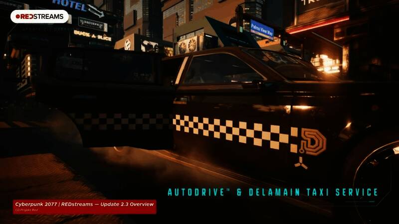 《赛博朋克2077》2.3版本实机截图，夜之城霓虹闪烁的街道与全新载具展示