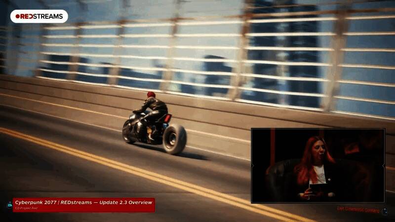 《赛博朋克2077》2.3版本实机截图，角色驾驶炫酷新车穿梭城市街头