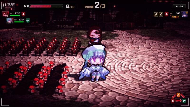 敌将被捕获后的互动画面，角色表情丰富，情绪张力十足