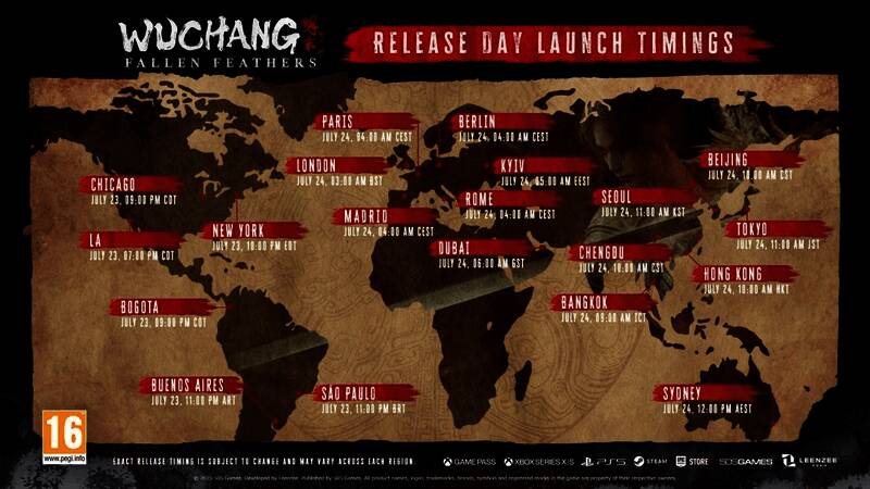 《明末：渊虚之羽》全球解锁时间公告图，时间信息清晰醒目