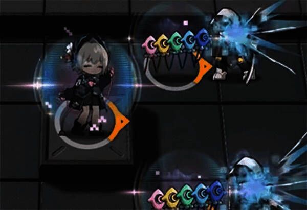 电弧在战斗场景中召唤多个电力装置，形成火力网覆盖战场