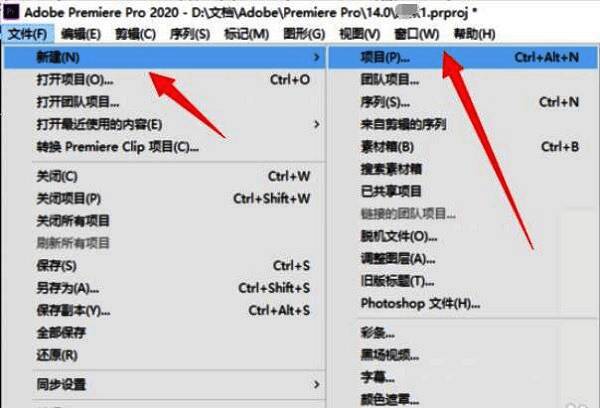 新建序列设置界面，显示标准序列参数配置