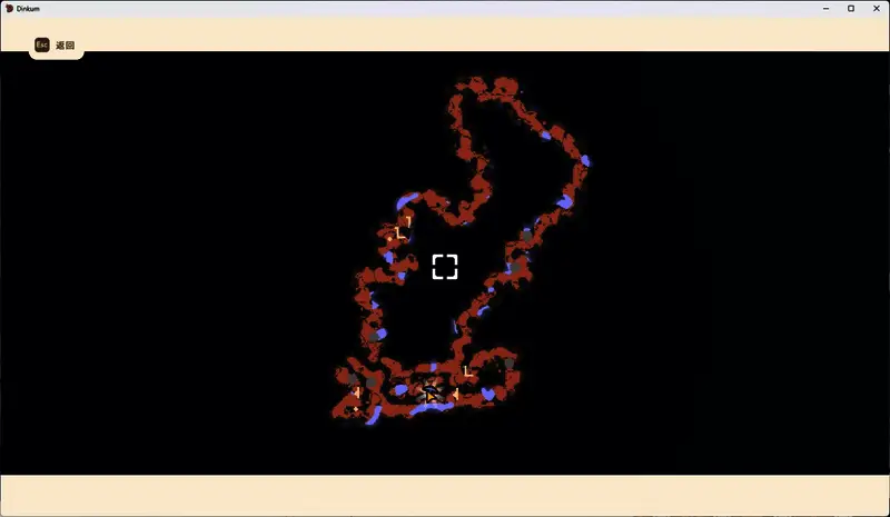 游戏界面显示当前时间为‘深夜’，角色头顶出现中毒警告图标
