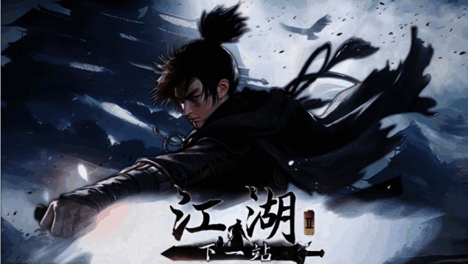 玩家角色在麓山书院中接受任务，背景为古色古香的书院建筑，NPC正递出卷轴