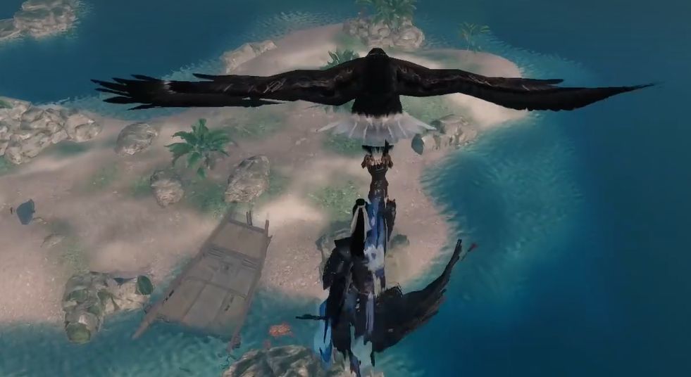 不夜京一气屿区域地图截图，红点标记老人所在坐标（1013，-53）