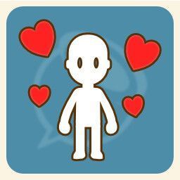 玩家与多位村民围站在一起，爱心特效飘起，氛围温馨和谐