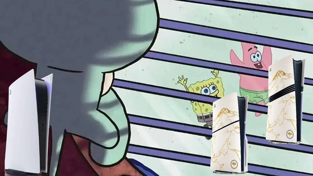 《羊蹄山之魂》主题限定PS5外壳展示图，外壳采用红色与金色武士纹样设计，极具视觉冲击力