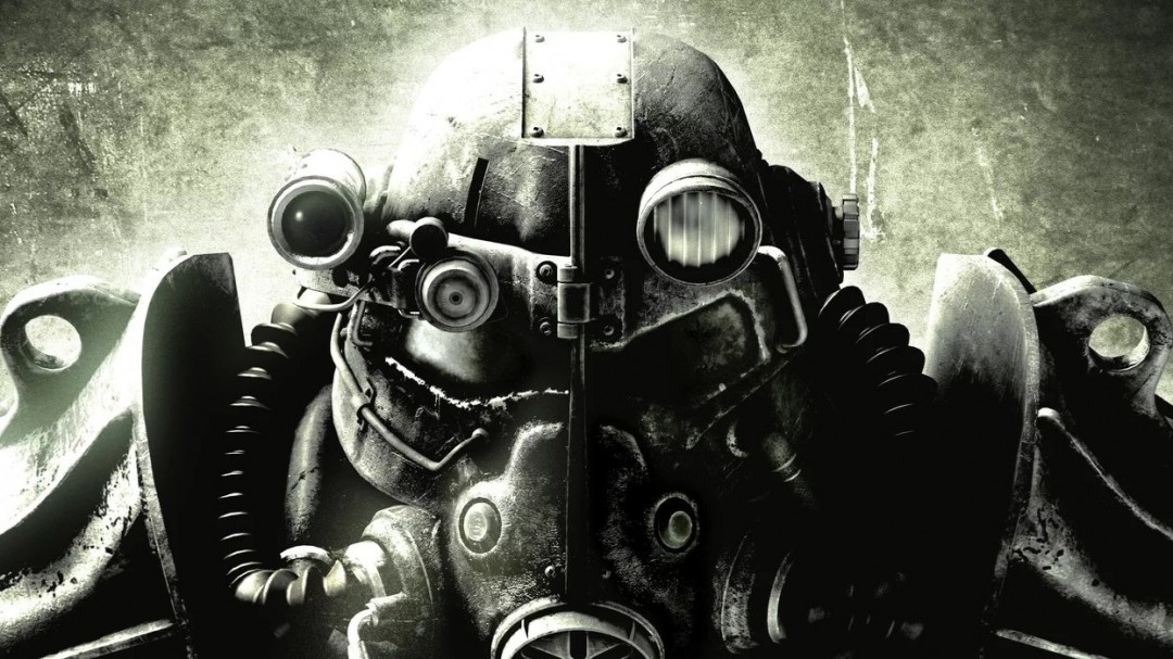 玩家在电脑前查看《辐射》相关论坛讨论的场景，屏幕上显示‘Radiation 3 Remake’字样和社区热帖截图