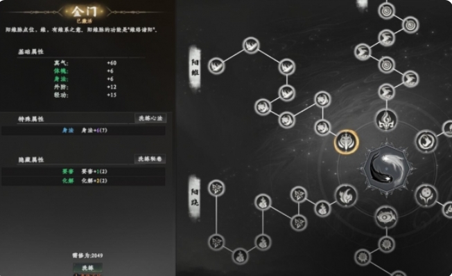 新手村地图局部：红圈标注坐标（1047,1515），圈内老者NPC手持卷轴，头顶对话框显示‘轻功秘籍·四阶可售’
