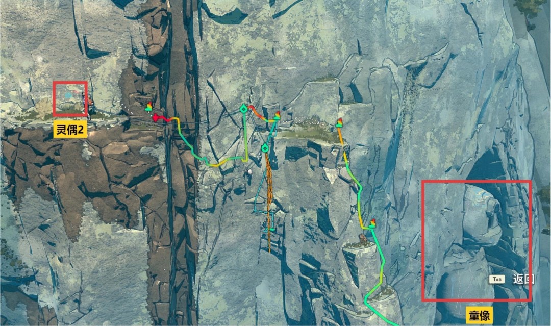 青蛙洞内部结构简笔手绘图：标注‘蟾息区’‘苔径’‘回声壁’三处节点，箭头指示从入口至核心蟾蜍位置的Z字形路径，旁注‘停留≥12秒触发’