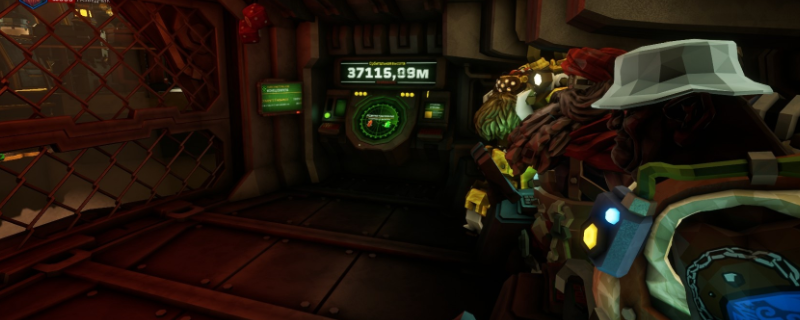 《深岩银河》游戏内地下洞穴场景截图：昏暗岩壁布满发光苔藓，四名矮人矿工正协同作业，远处管道蜿蜒深入幽深裂隙，氛围沉浸感十足