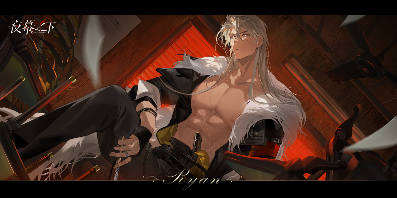 角色对比立绘：左侧暴君身着深灰战术风大衣，手握改装左轮，眼神锐利如刀；右侧幽灵穿米白高领毛衣，微笑垂眸，袖口隐约露出精密齿轮纹身